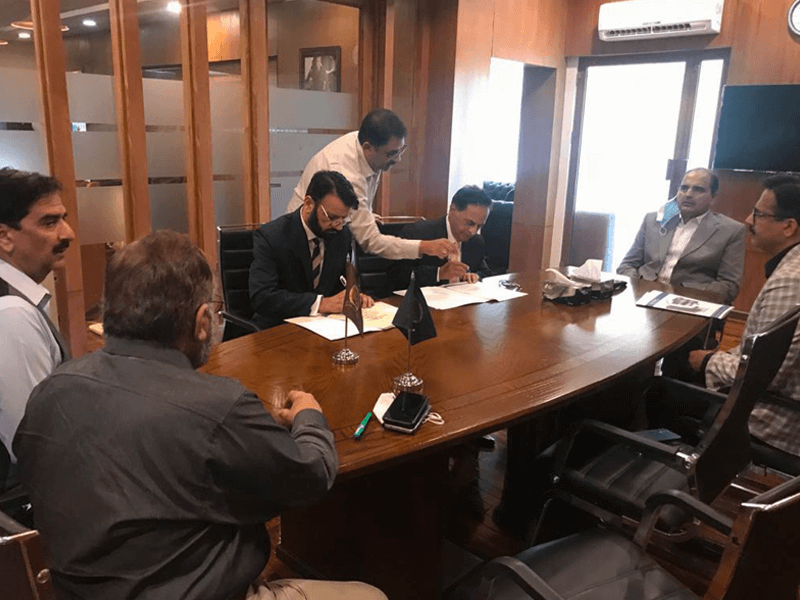 MOU Signing for Forces School Paris Road Sialkot Campus
